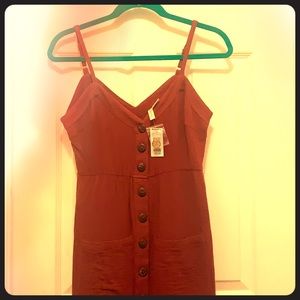 Orange Midi Summer dress 🌻🌻